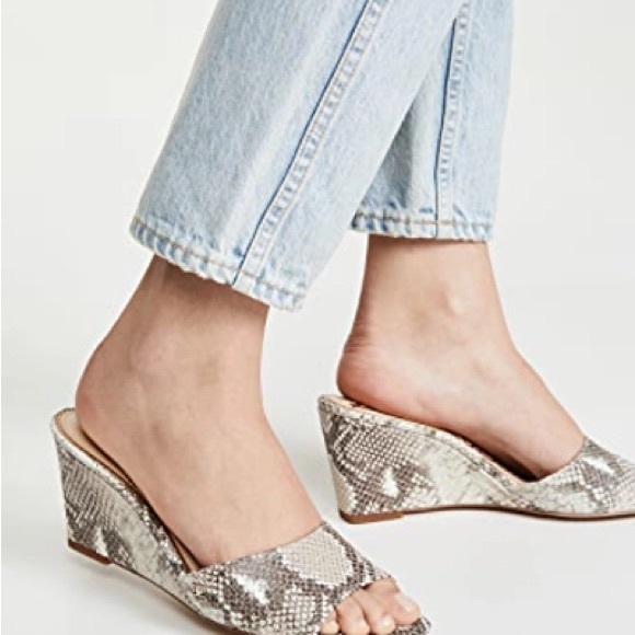 Sam Edelman Tesma Wedge in Truffle Multi Snake - Picture 3 of 6